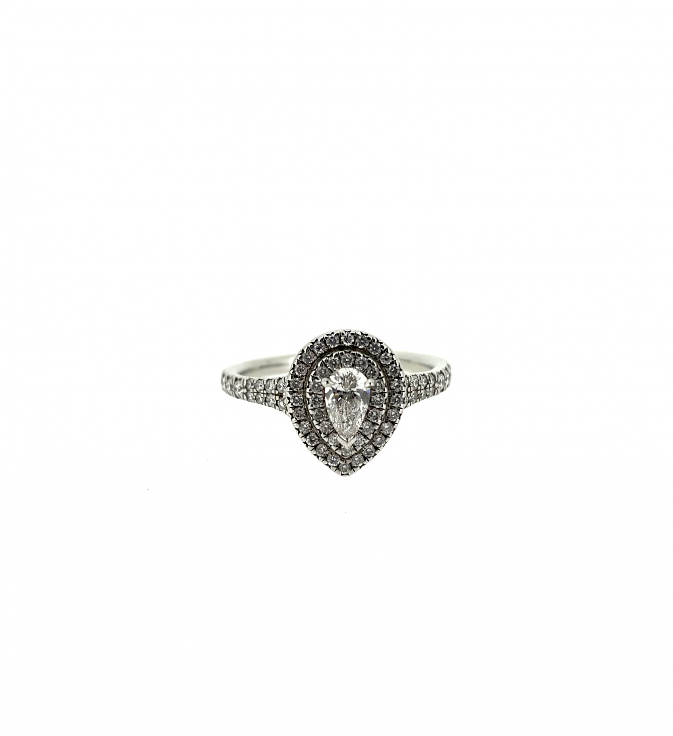 Platinum & 0.76ct Diamond Ring