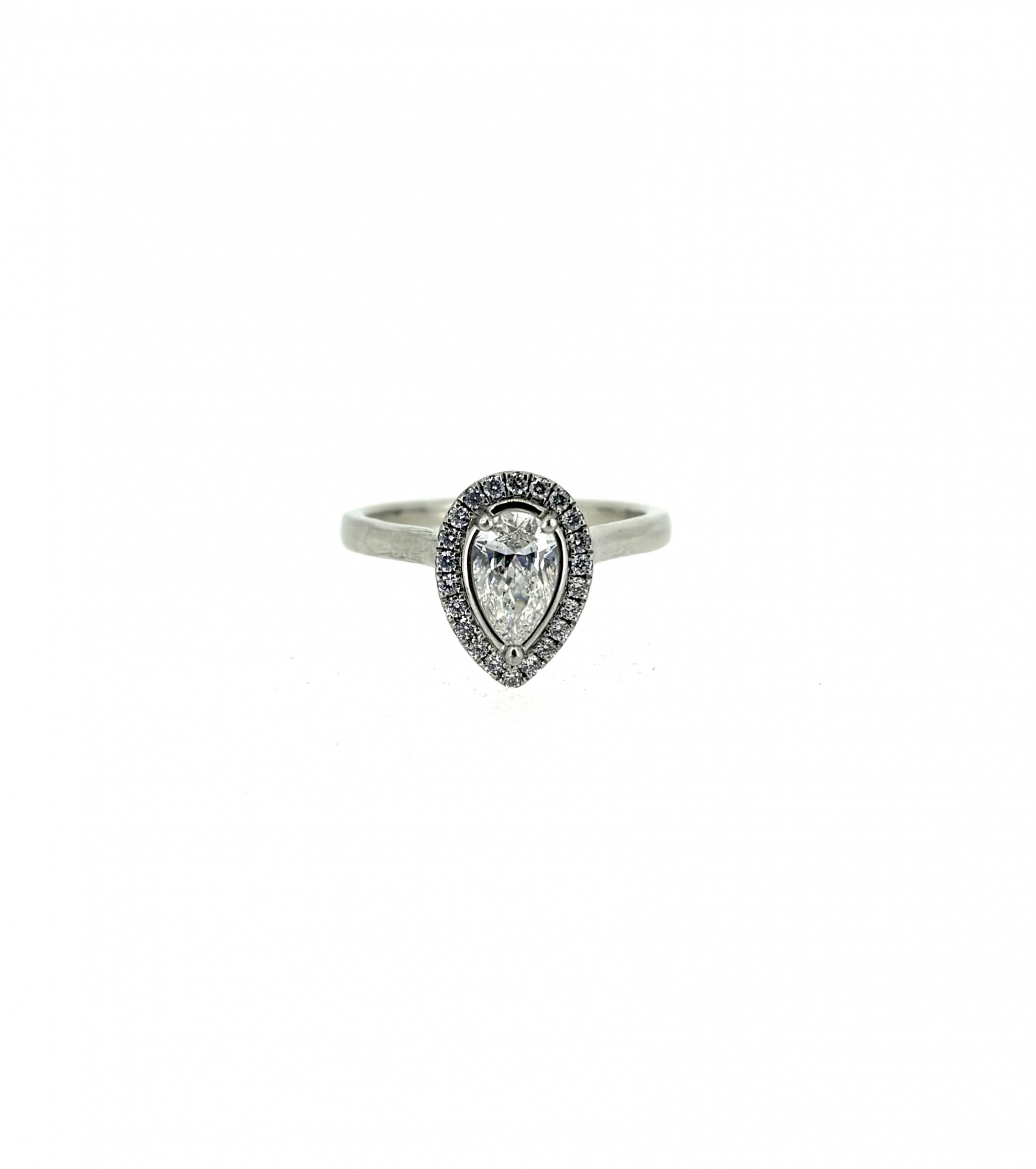 Platinum & 0.89ct Diamond Ring