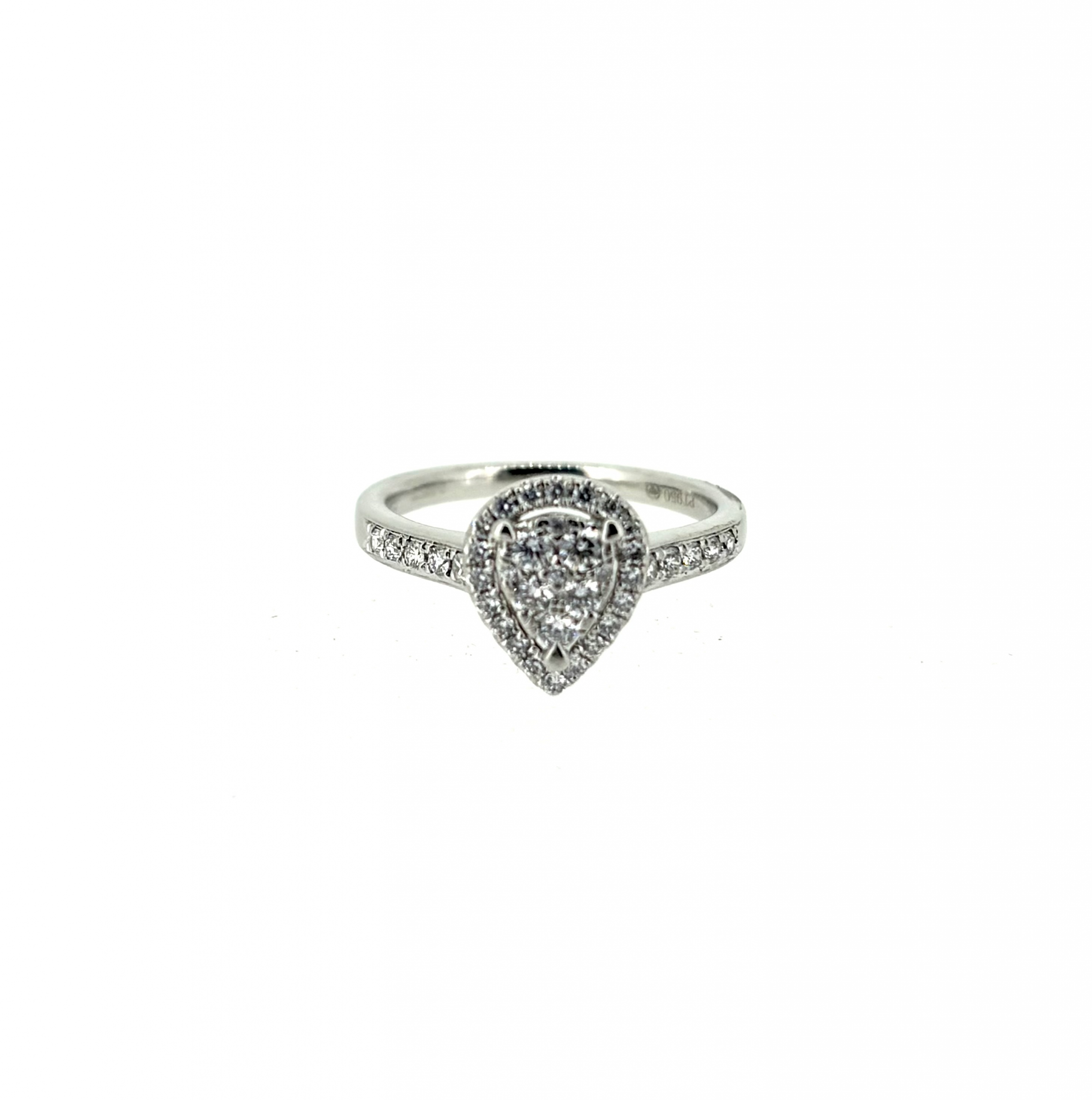 Platinum & 0.34ct Diamond Ring