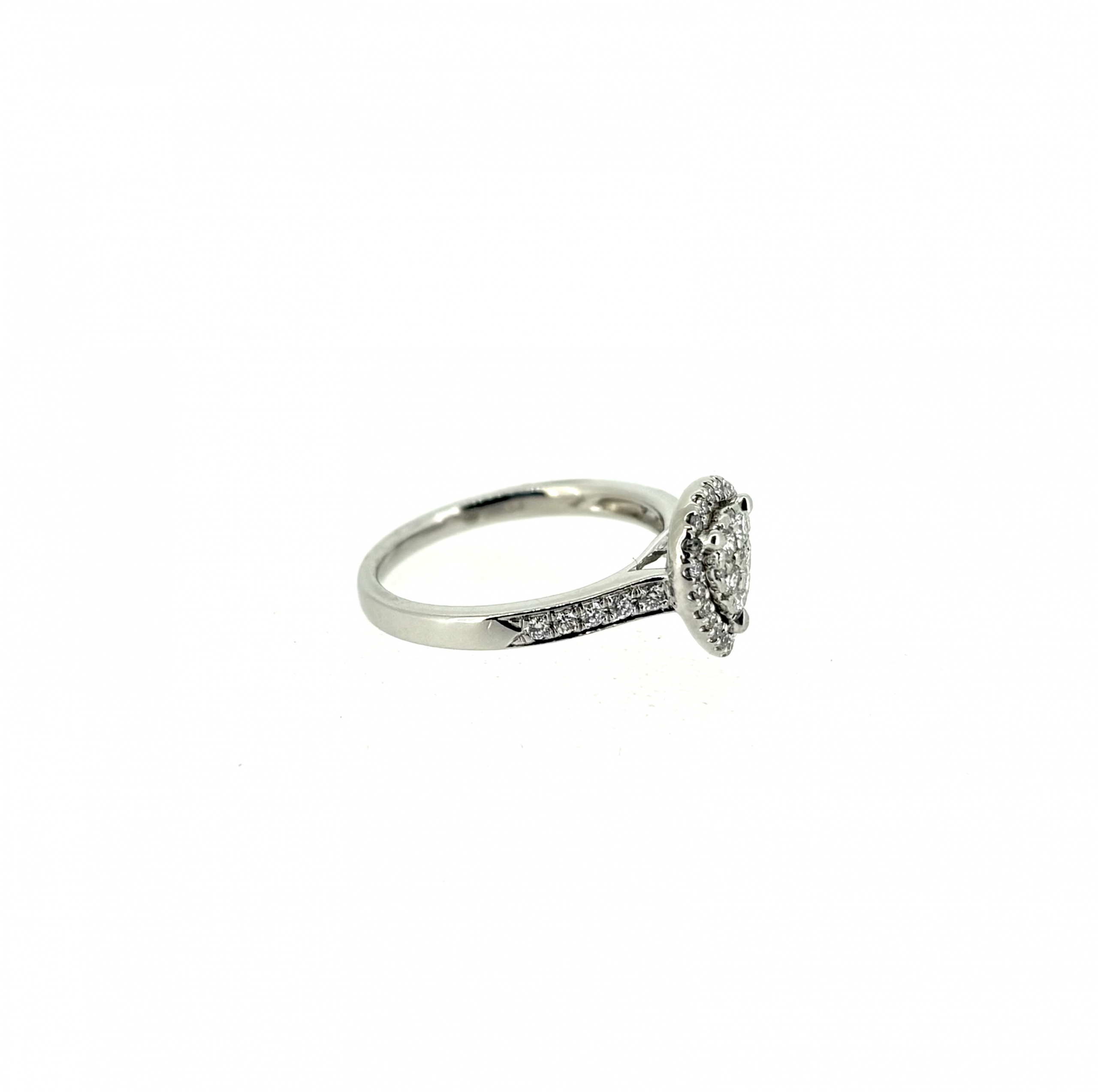 Platinum & 0.34ct Diamond Ring - Image 3