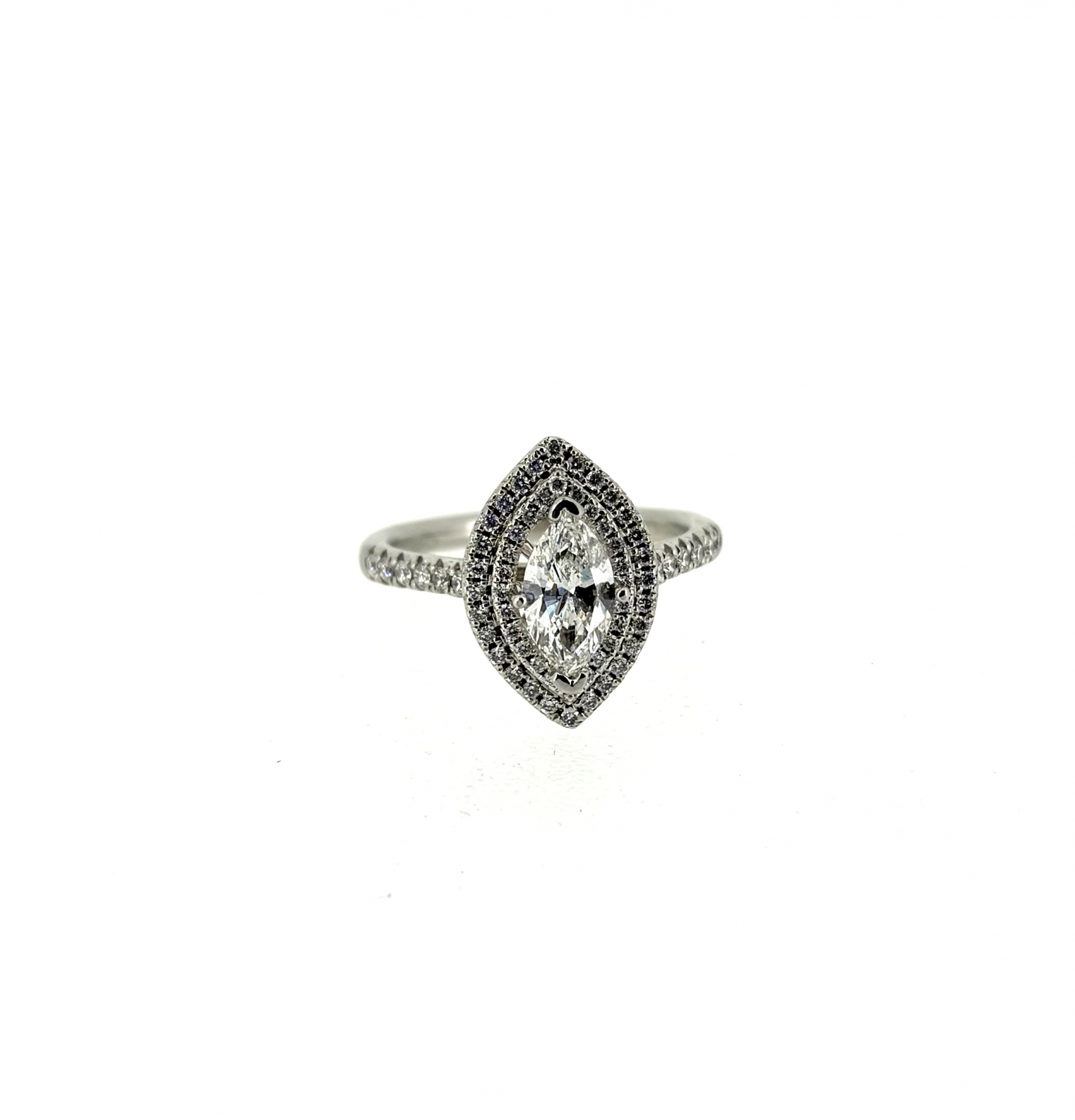 Platinum & 1.28ct Diamond Ring