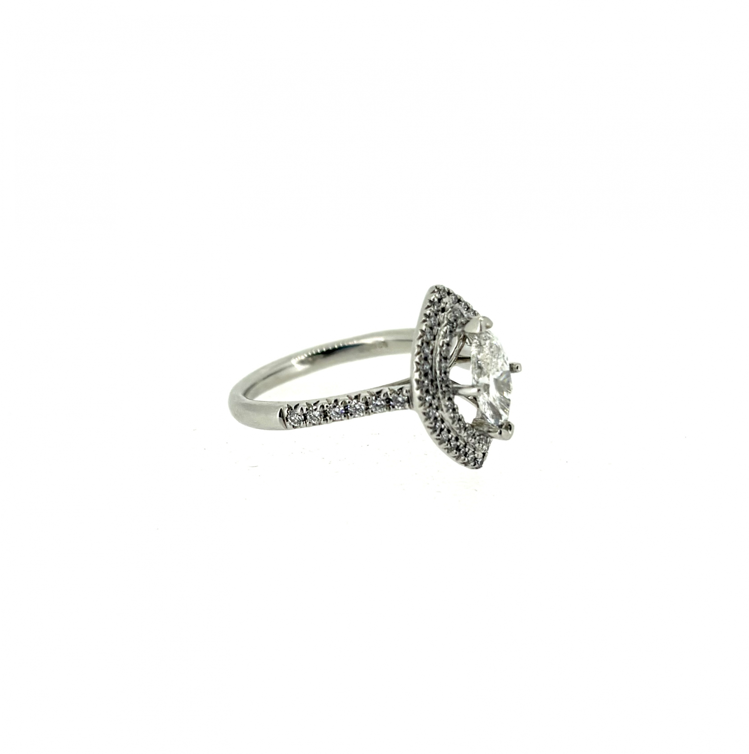 Platinum & 1.28ct Diamond Ring - Image 3