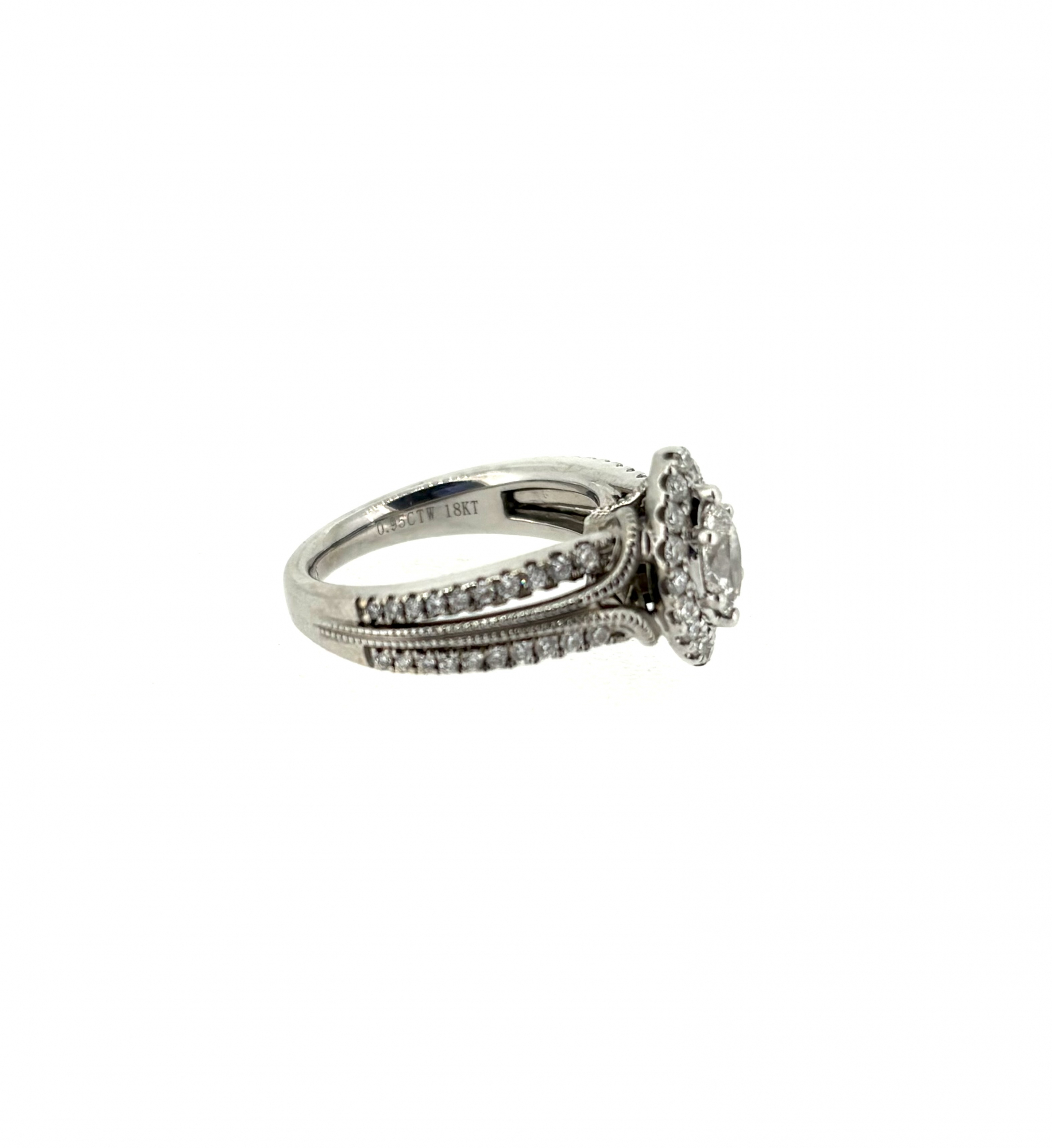 18ct Gold & 1.00ct Diamond Ring - Image 3