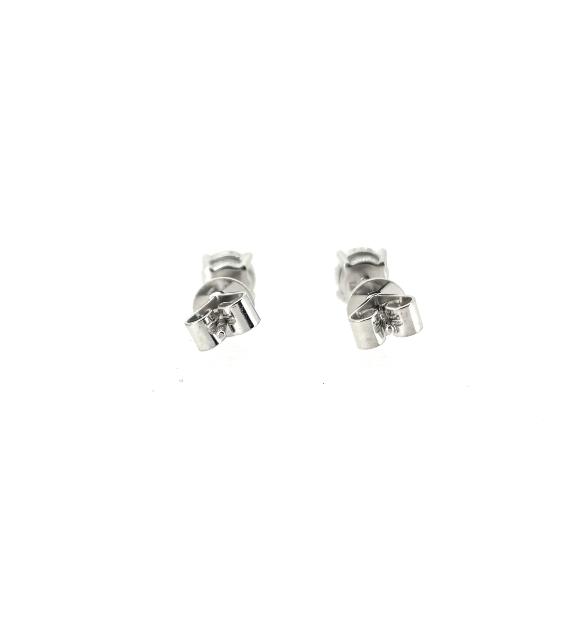 Platinum & 1.08ct Lab Grown Diamond earrings - Image 4